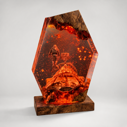 Ares Mission Resin Lamp